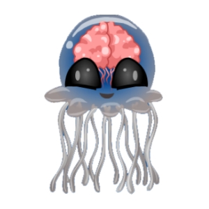 Silver Brain Jellyfish